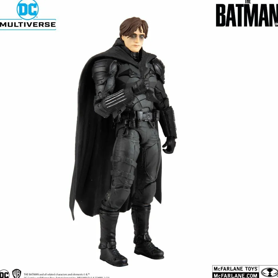 The Batman (2022) - Batman (Unmasked) DC Multiverse 7” Scale Action Figure