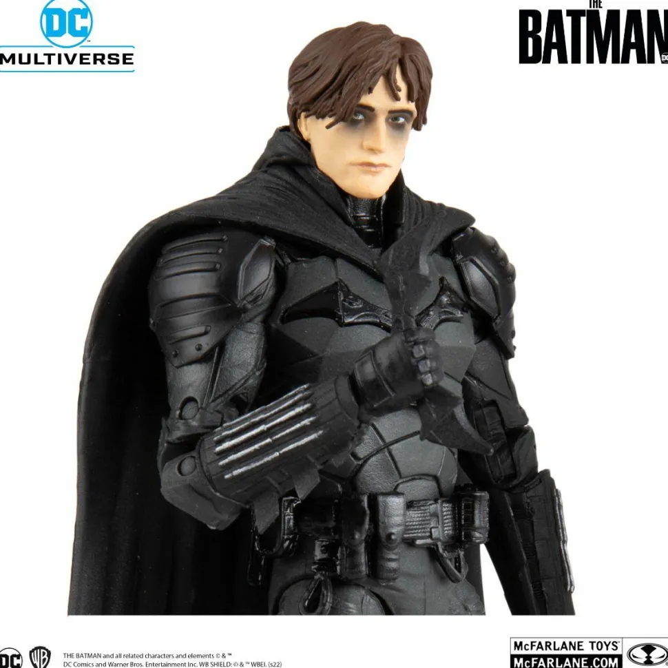 The Batman (2022) - Batman (Unmasked) DC Multiverse 7” Scale Action Figure