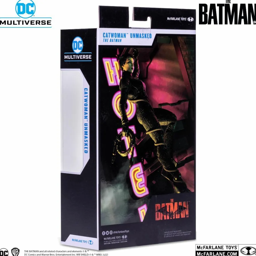 The Batman (2022) - Selina Kyle Catwoman (Unmasked) DC Multiverse 7” Scale Action Figure