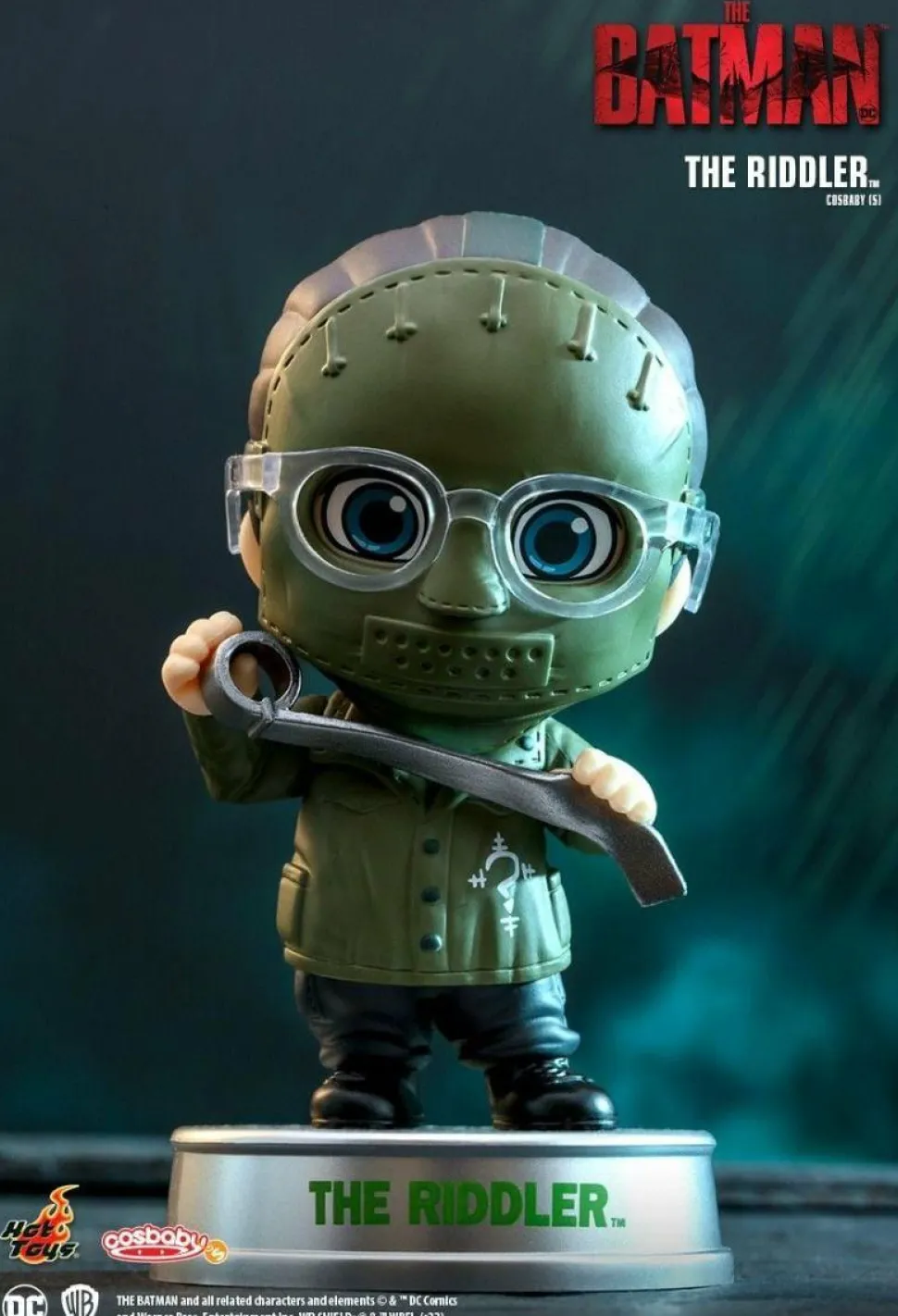 The Batman (2022) - The Riddler Cosbaby (S) Hot Toys Figure
