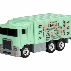 The Beatles - Green Hiway Hauler Hot Wheels Premium Pop Culture Real Riders 1/64th Scale Die-Cast Vehicle Replica