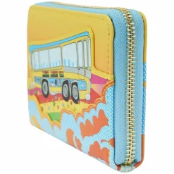 The Beatles - Magical Mystery Tour Bus 4” Faux Leather Zip-Around Wallet