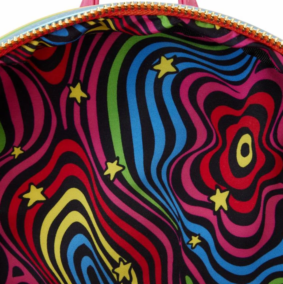 The Beatles - Magical Mystery Tour Bus Lenticular 11” Faux Leather Mini Backpack