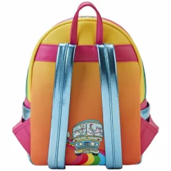 The Beatles - Magical Mystery Tour Bus Lenticular 11” Faux Leather Mini Backpack