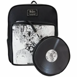 The Beatles - Revolver Album Cover 12" Faux Leather Mini Backpack with Record Coin Bag