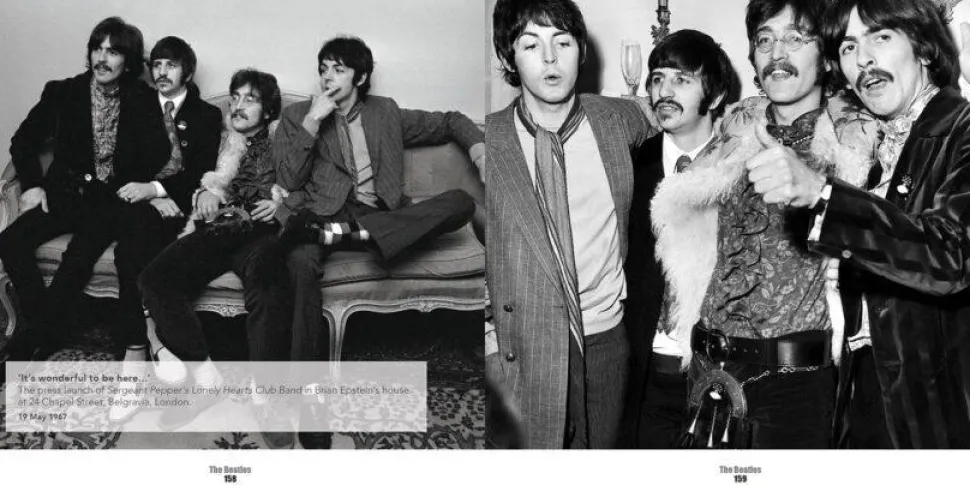 The Beatles - The Beatles in Pictures Hardcover Book