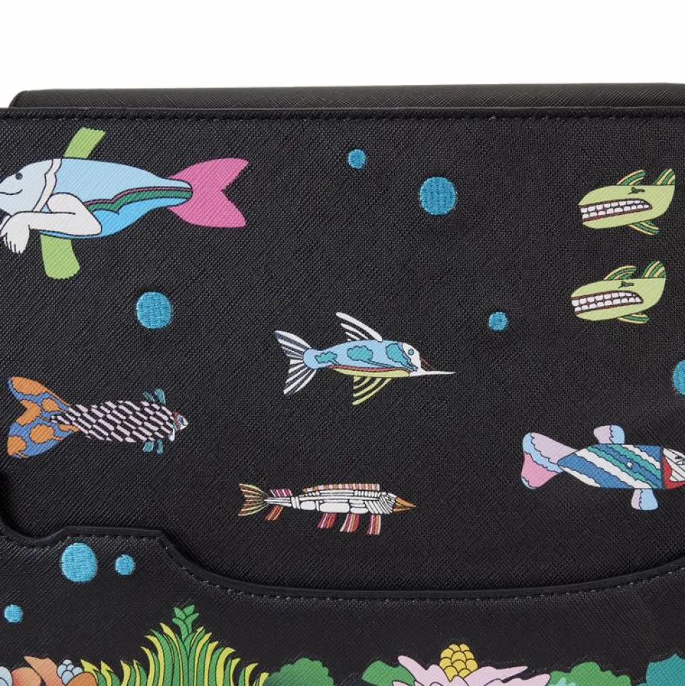 The Beatles - Yellow Submarine 7" Faux Leather Crossbody Bag