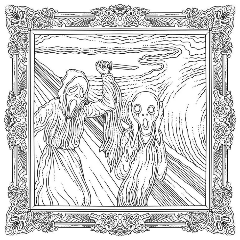 The Beauty of Horror VI - Famous Monsterpieces: Another GOREgeous Colouring Book