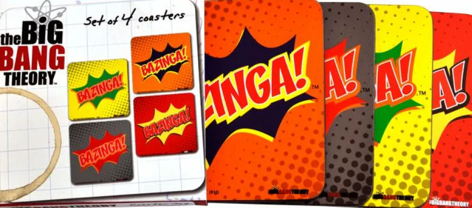 The Big Bang Theory - Bazinga! Coaster Set