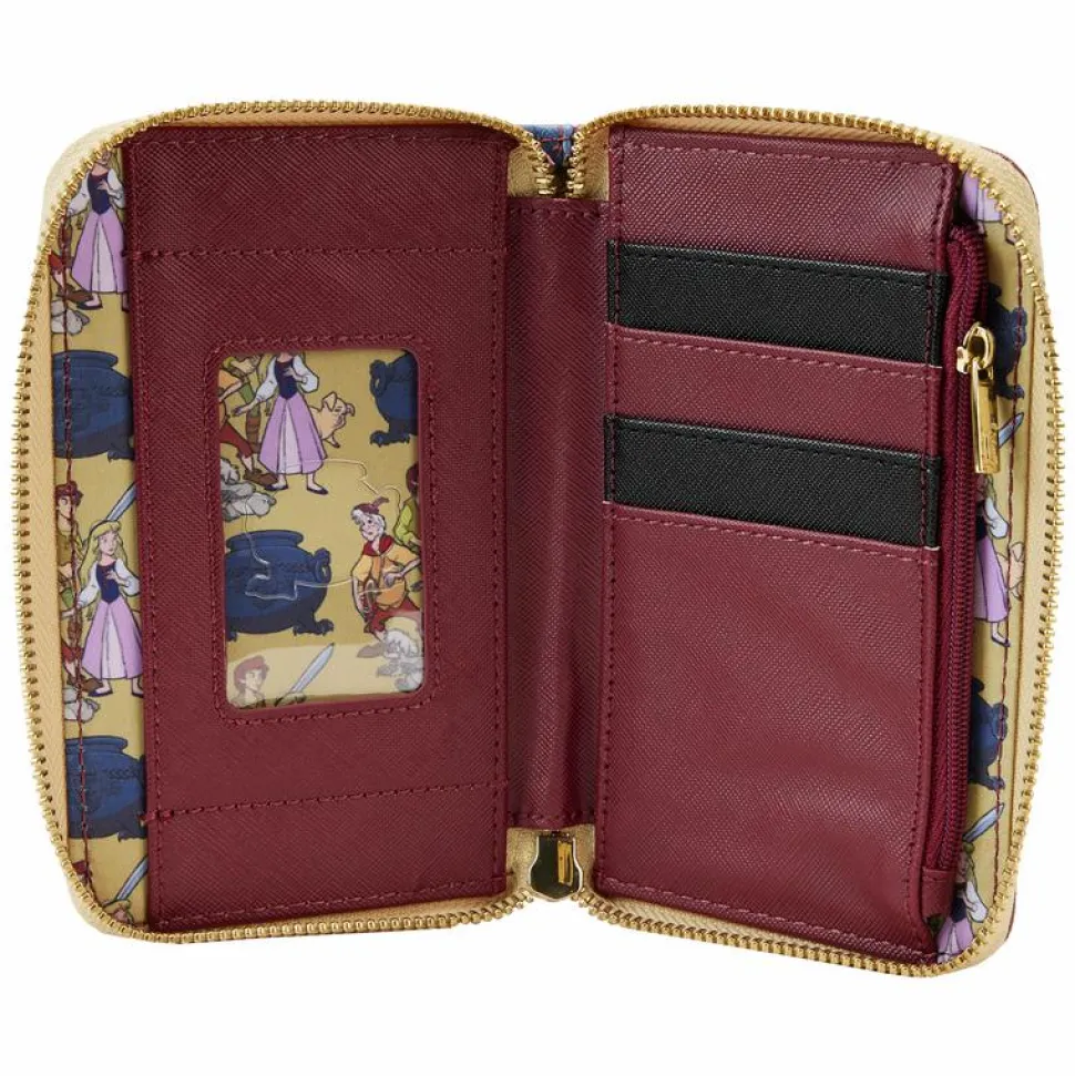 The Black Cauldron - Black Cauldron 4” Faux Leather Flap Wallet