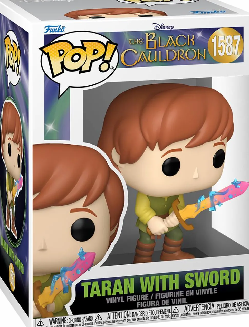 The Black Cauldron - Taran with Sword Pop! Vinyl Figure
