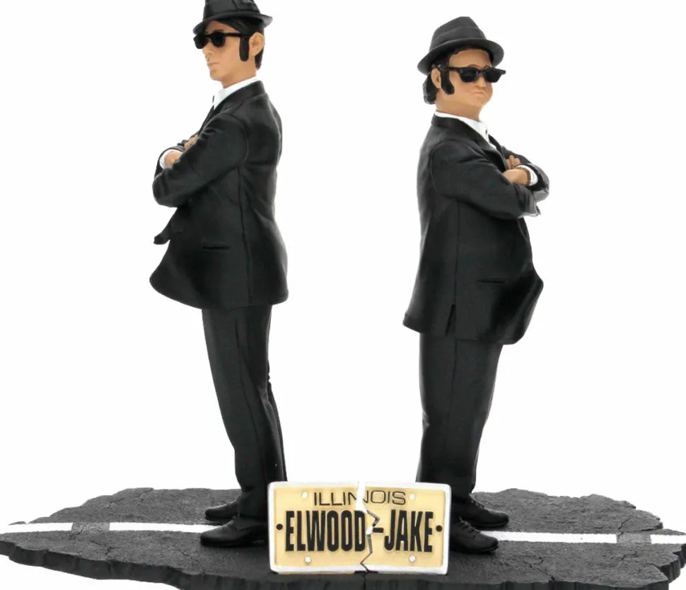 The Blues Brothers - Jake & Elwood 7” PVC Statue 2-Pack