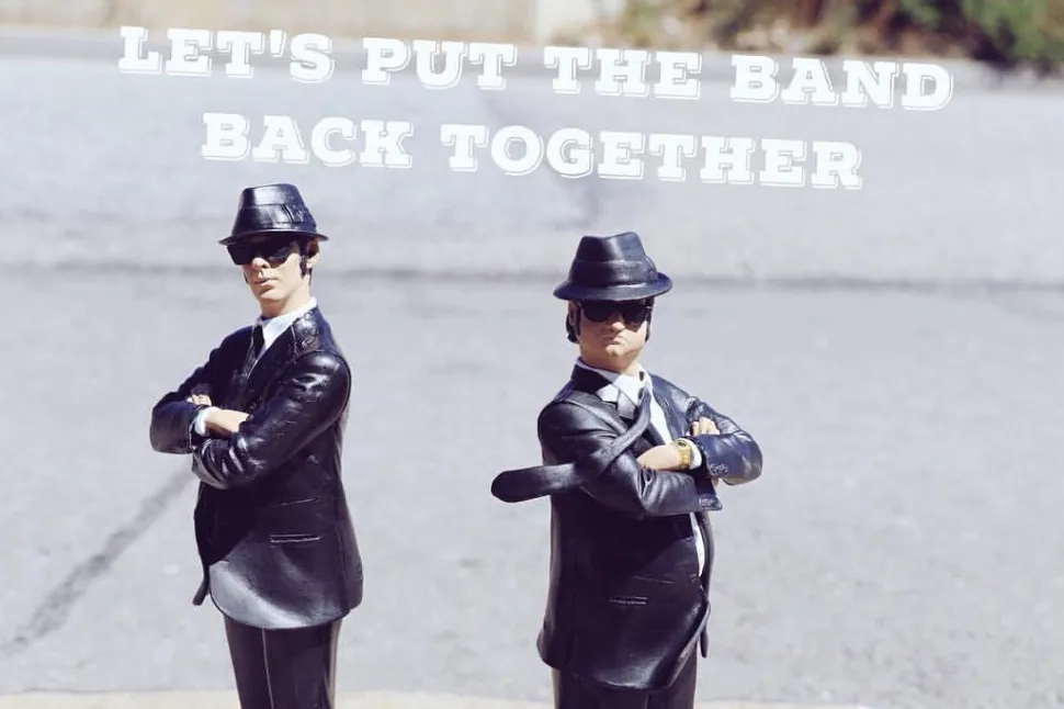 The Blues Brothers - Jake & Elwood 7” PVC Statue 2-Pack
