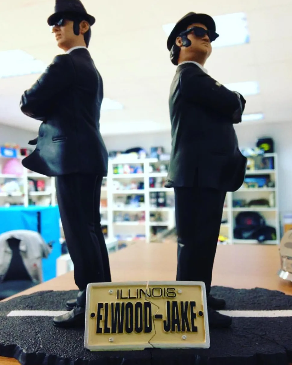 The Blues Brothers - Jake & Elwood 7” PVC Statue 2-Pack