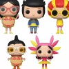 The Bob's Burgers Movie (2022) - Belcher Family Pop! Vinyl Figure Bundle (Set of 5)