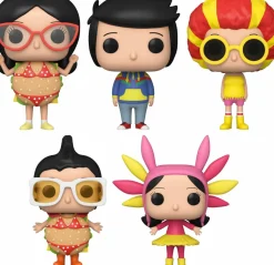 The Bob's Burgers Movie (2022) - Belcher Family Pop! Vinyl Figure Bundle (Set of 5)