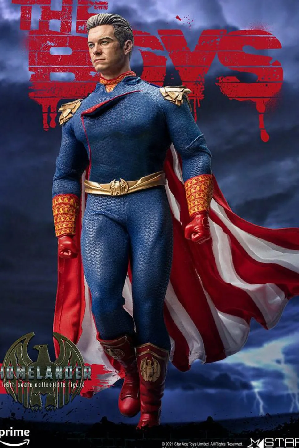 The Boys - Homelander Deluxe 1/6th Scale Action Figure (Int Sales Only)