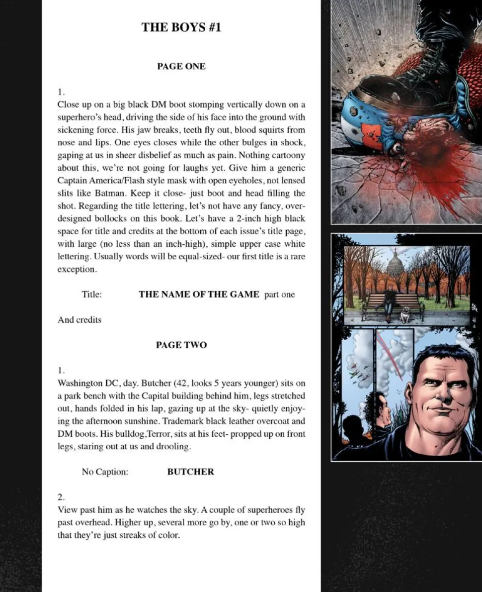 The Boys - Selected Scripts by Garth Ennis Volume 01 Paperback Book