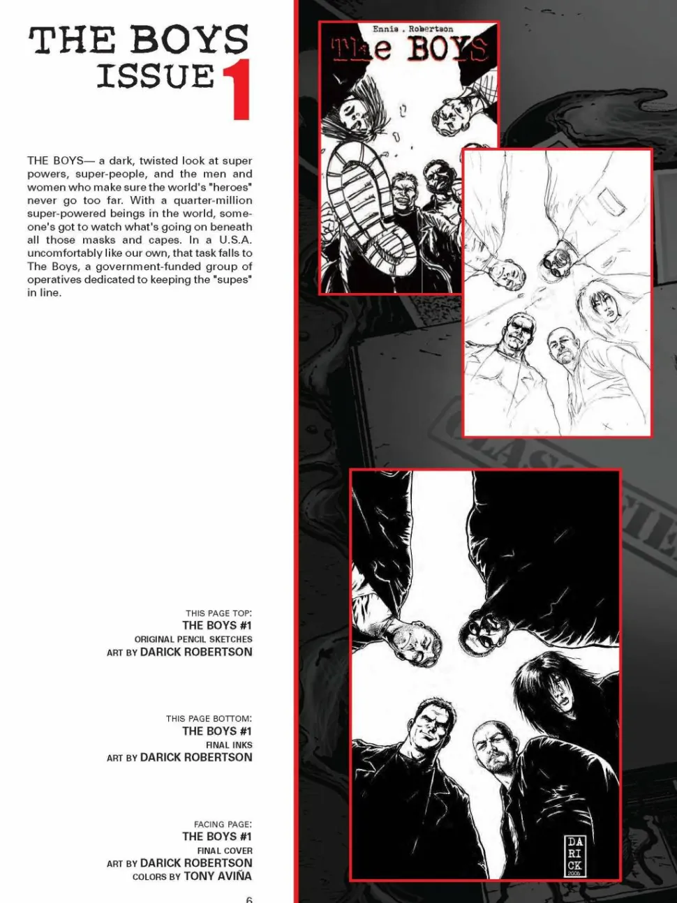 The Boys - The Art of The Boys: The Complete Covers by Darick Robertson Hardcover Book