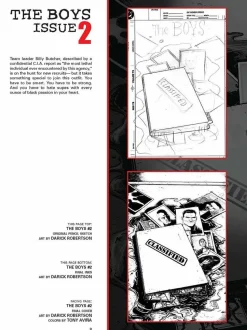 The Boys - The Art of The Boys: The Complete Covers by Darick Robertson Hardcover Book