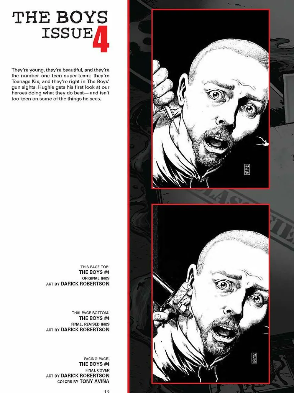 The Boys - The Art of The Boys: The Complete Covers by Darick Robertson Hardcover Book