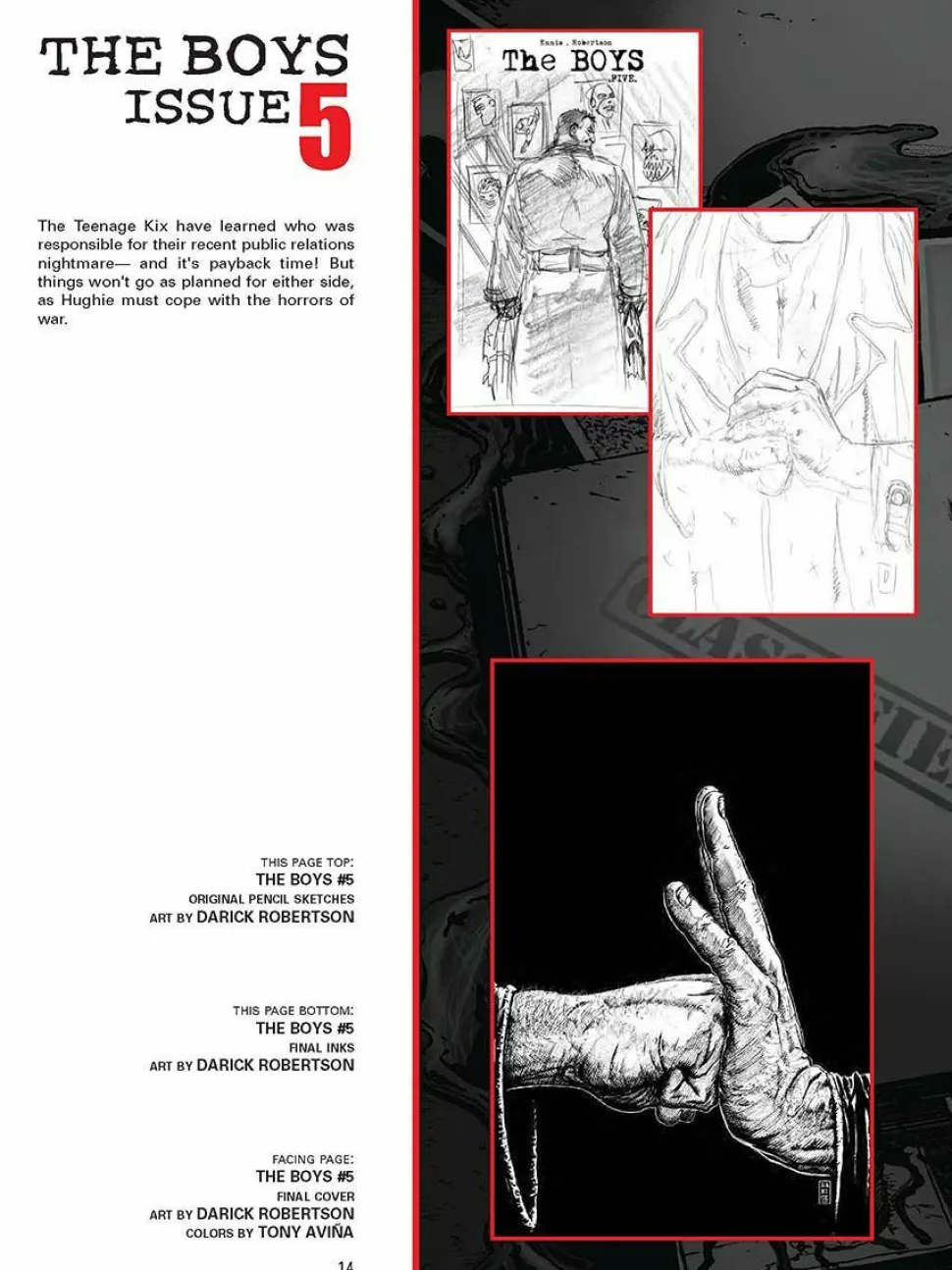 The Boys - The Art of The Boys: The Complete Covers by Darick Robertson Hardcover Book