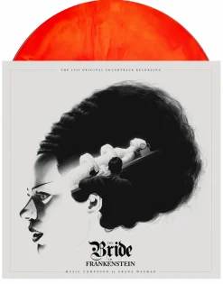 The Bride of Frankenstein (1935) - Original Motion Picture Soundtrack Music by Franz Waxman LP Vinyl Record (Red & Yellow Hand Poured Coloured Vinyl)