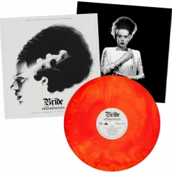 The Bride of Frankenstein (1935) - Original Motion Picture Soundtrack Music by Franz Waxman LP Vinyl Record (Red & Yellow Hand Poured Coloured Vinyl)