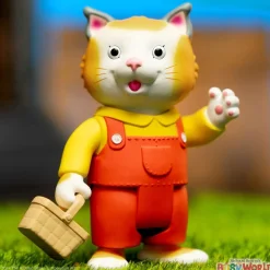 The Busy World of Richard Scarry - Huckle Cat Picnic (Overalls) ReAction 3.75" Action Figure (Wave 2)