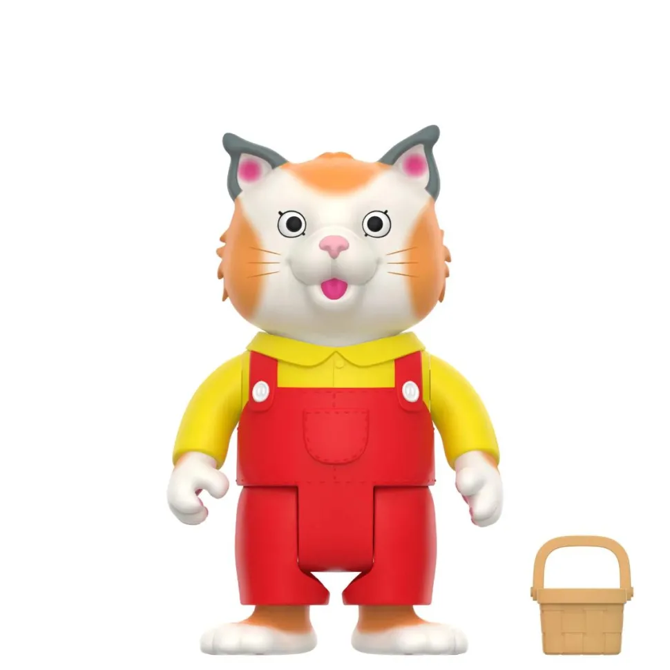 The Busy World of Richard Scarry - Huckle Cat Picnic (Overalls) ReAction 3.75" Action Figure (Wave 2)