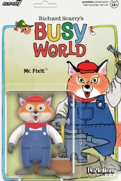 The Busy World of Richard Scarry - Mr. Fixit ReAction 3.75" Action Figure (Wave 2)