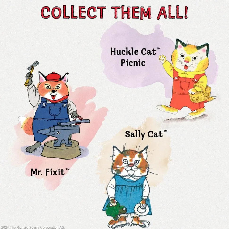 The Busy World of Richard Scarry - Mr. Fixit ReAction 3.75" Action Figure (Wave 2)