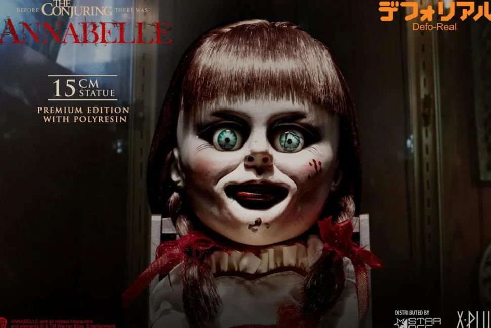 The Conjuring - Annabelle With Rocking Chair Defo-Real 6” Polyresin Statue