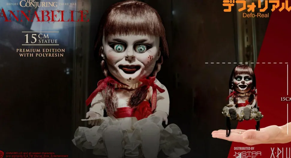 The Conjuring - Annabelle With Rocking Chair Defo-Real 6” Polyresin Statue