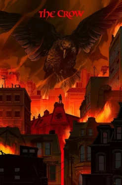 The Crow (1994) - Devil's Night Fine Art Print by Kevin Tong