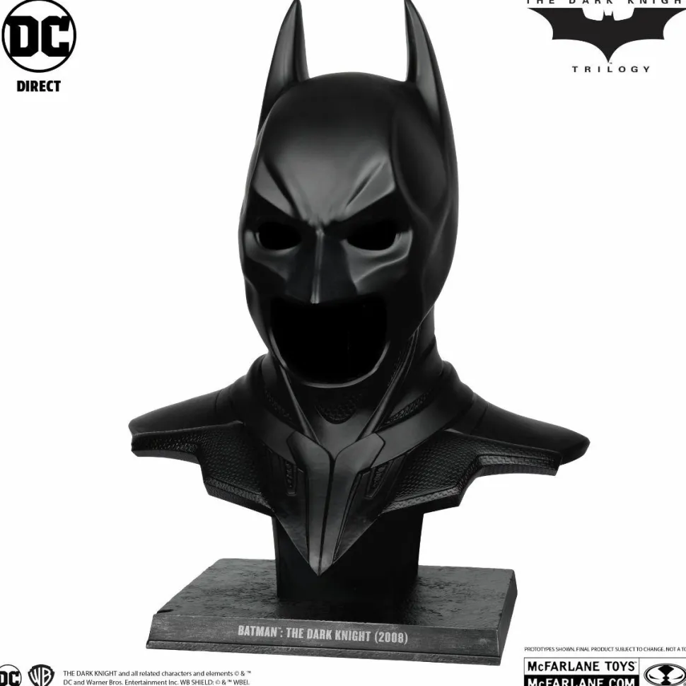 The Dark Knight (2008) - Batman Cowl 1:1 Scale Life-Size Prop Replica