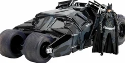 The Dark Knight (2008) - Batman & Tumbler Batmobile (Black Camo) 1/24th Scale Figure & Die-Cast Vehicle Replica Set (2023 SDCC Exclusive)