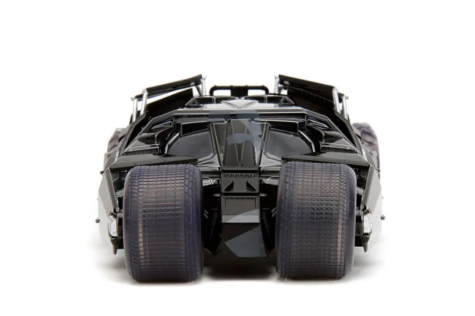 The Dark Knight (2008) - Batman & Tumbler Batmobile (Black Camo) 1/24th Scale Figure & Die-Cast Vehicle Replica Set (2023 SDCC Exclusive)