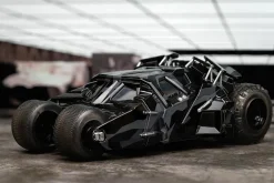 The Dark Knight (2008) - Batman & Tumbler Batmobile (Black Camo) 1/24th Scale Figure & Die-Cast Vehicle Replica Set (2023 SDCC Exclusive)