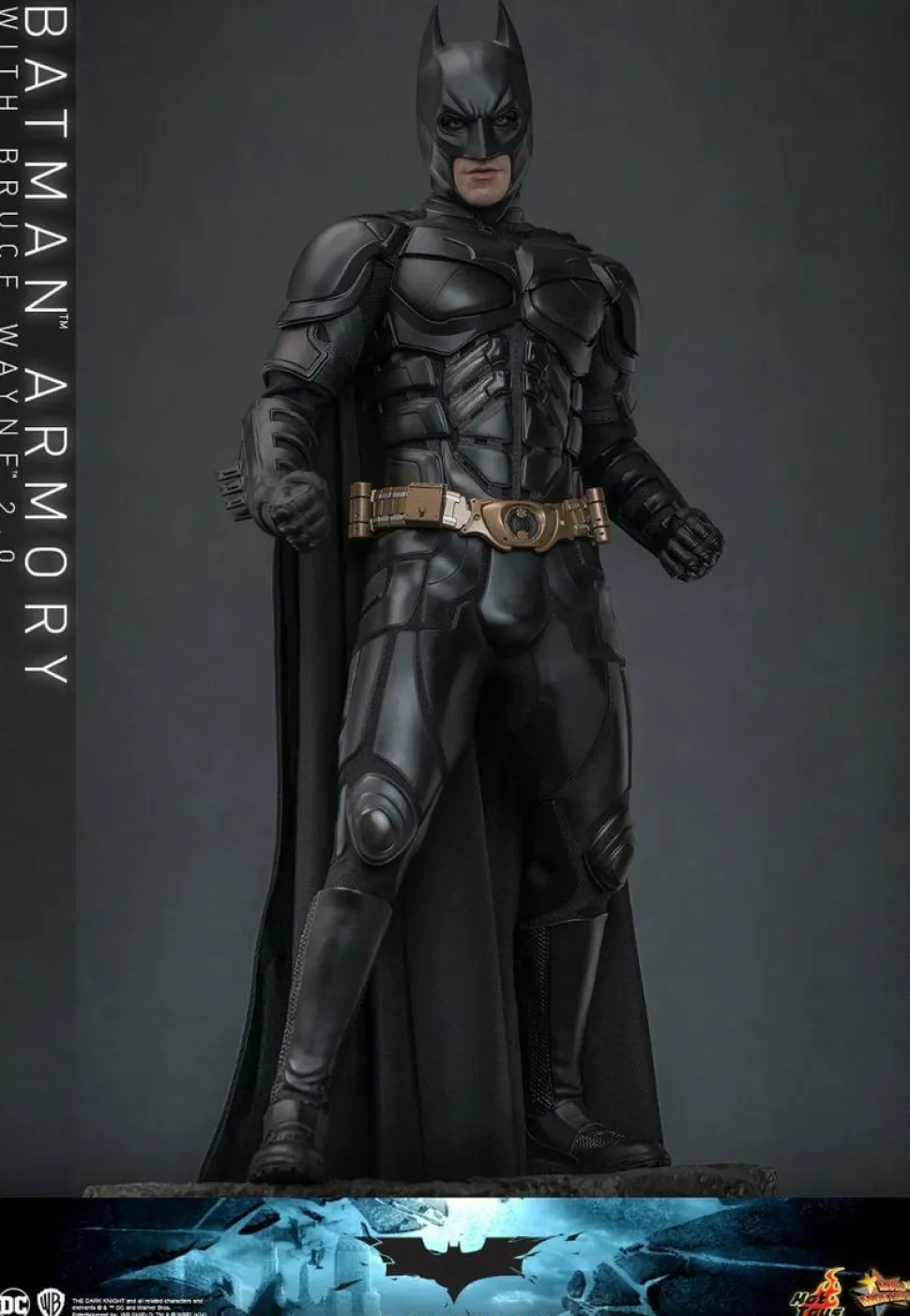 The Dark Knight (2008) - Batman Armory with Bruce Wayne (2.0) 1/6th Scale Hot Toys Action Figure Set
