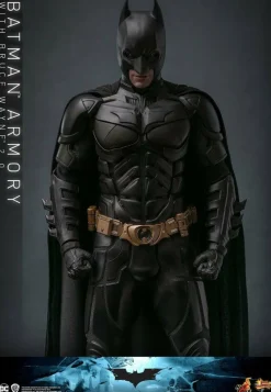 The Dark Knight (2008) - Batman Armory with Bruce Wayne (2.0) 1/6th Scale Hot Toys Action Figure Set