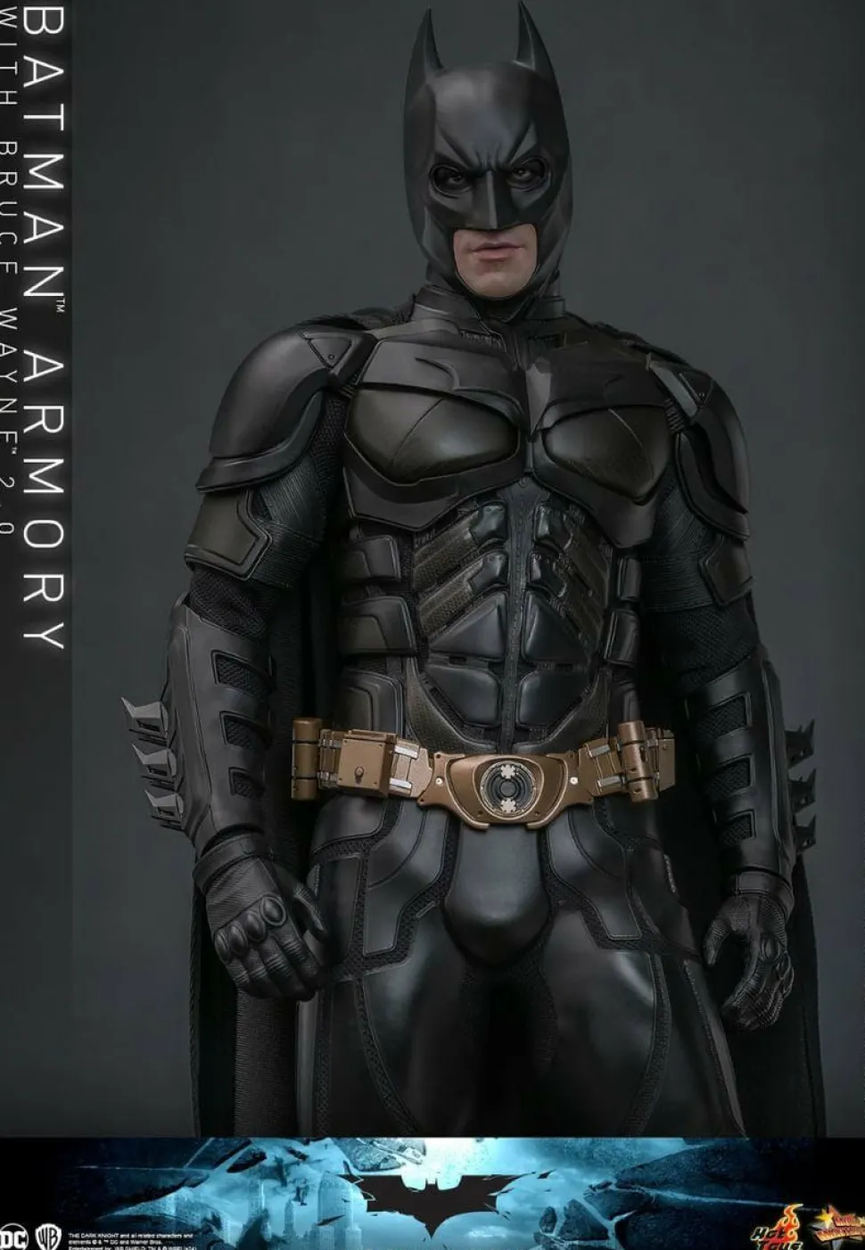 The Dark Knight (2008) - Batman Armory with Bruce Wayne (2.0) 1/6th Scale Hot Toys Action Figure Set