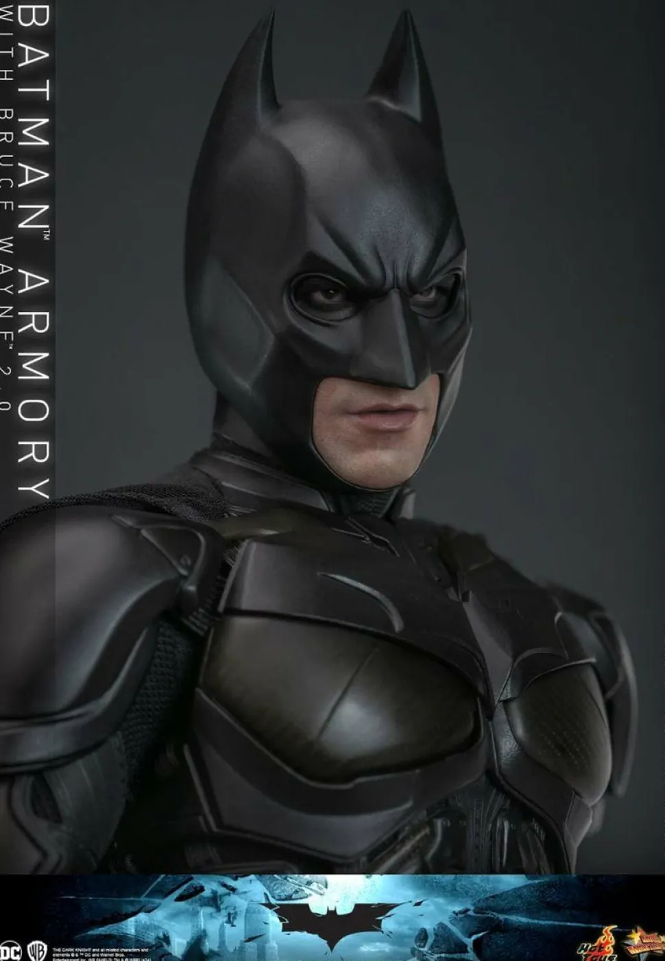 The Dark Knight (2008) - Batman Armory with Bruce Wayne (2.0) 1/6th Scale Hot Toys Action Figure Set
