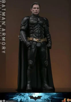 The Dark Knight (2008) - Batman Armory with Bruce Wayne (2.0) 1/6th Scale Hot Toys Action Figure Set