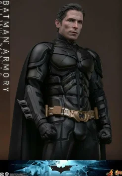 The Dark Knight (2008) - Batman Armory with Bruce Wayne (2.0) 1/6th Scale Hot Toys Action Figure Set
