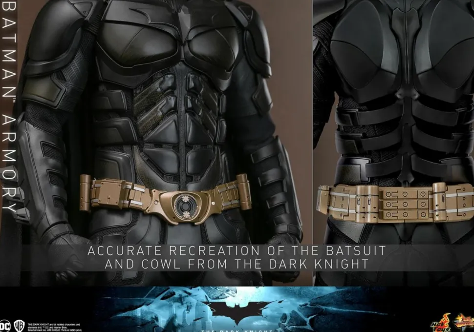 The Dark Knight (2008) - Batman Armory with Bruce Wayne (2.0) 1/6th Scale Hot Toys Action Figure Set