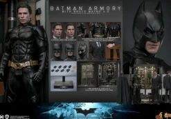 The Dark Knight (2008) - Batman Armory with Bruce Wayne (2.0) 1/6th Scale Hot Toys Action Figure Set