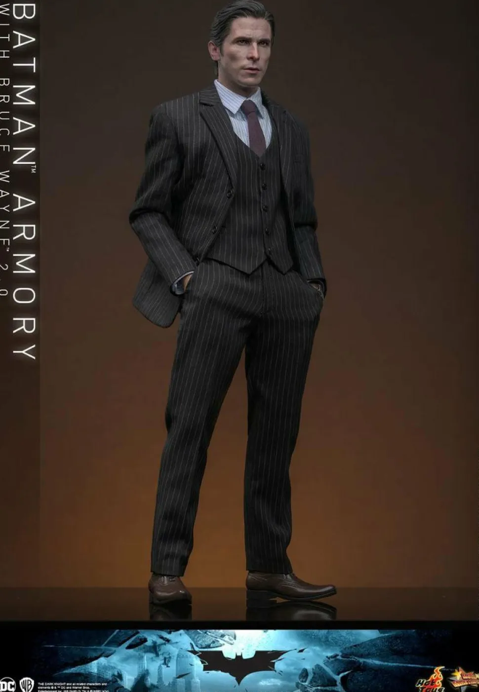 The Dark Knight (2008) - Batman Armory with Bruce Wayne (2.0) 1/6th Scale Hot Toys Action Figure Set