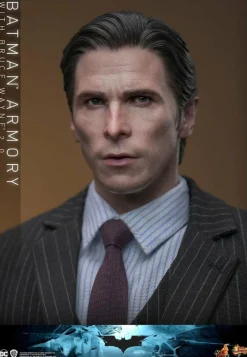 The Dark Knight (2008) - Batman Armory with Bruce Wayne (2.0) 1/6th Scale Hot Toys Action Figure Set