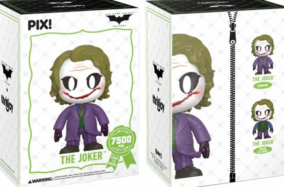 The Dark Knight (2008) - Joker Pix! Vinyl Figure (with Joker Vest CHASE)